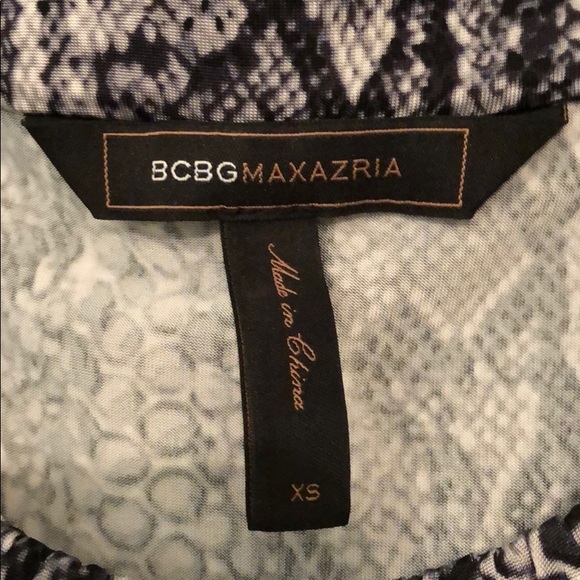 BCBGMAXAZRIA Dress Black, Gray and White Size XS - Picture 8 of 14